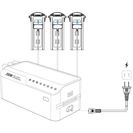 Хаб для заряджання акумуляторів EVO Max 4T
