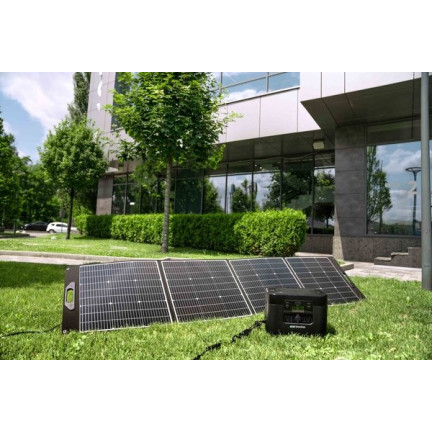 Портативна сонячна панель 2E 100 Вт, 2S, 3M Anderson, QC3.0, 24 Вт+Type-C 45 Вт (2E-PSPLW100)