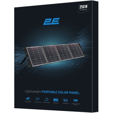 Портативна сонячна панель 2E 250 Вт, 4S, 3M MC4/Anderson/XT60 (2E-PSPLW250)