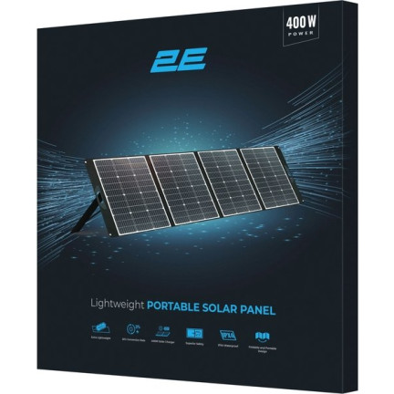 Портативна сонячна панель 2E 400 Вт, 4S, 3M MC4/Anderson/XT60 (2E-PSPLW400)