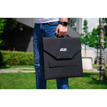 Портативна сонячна панель 2E, DC 100 Вт, USB-С 45 Вт, USB-A 18 Вт, USB-A 12 Вт (2E-PSP0031)