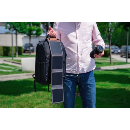 Портативна сонячна панель 2E, DC 14 Вт, USB-A 5В/2.4A (2E-PSP0010)