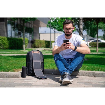 Портативна сонячна панель 2E, DC 14 Вт, USB-A 5В/2.4A (2E-PSP0010)