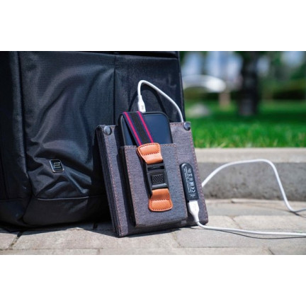 Портативна сонячна панель 2E, DC 14 Вт, USB-A 5В/2.4A (2E-PSP0010)