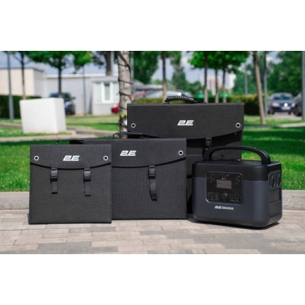 Портативна сонячна панель 2E, DC 200 Вт, USB-С 45 Вт, USB-A 24 Вт (2E-EC-200)