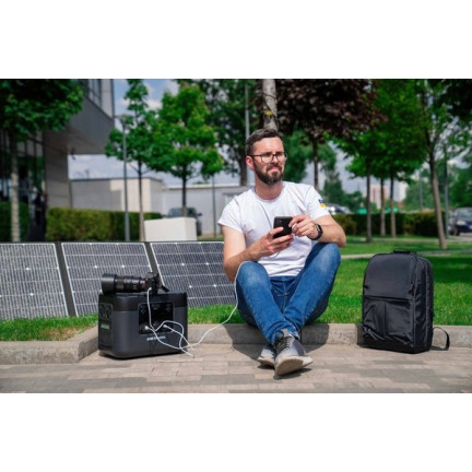 Портативна сонячна панель 2E, DC 200 Вт, USB-С 45 Вт, USB-A 24 Вт (2E-EC-200)