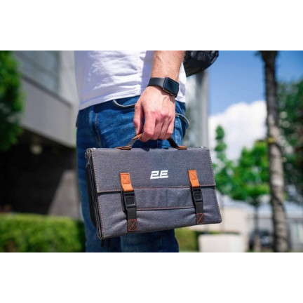 Портативна сонячна панель 2E, DC 36 Вт, USB-С 20 Вт, USB-A 18 Вт (2E-PSP0021)