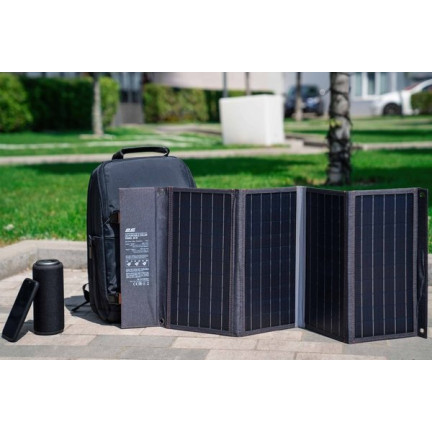 Портативна сонячна панель 2E, DC 36 Вт, USB-С 20 Вт, USB-A 18 Вт (2E-PSP0021)