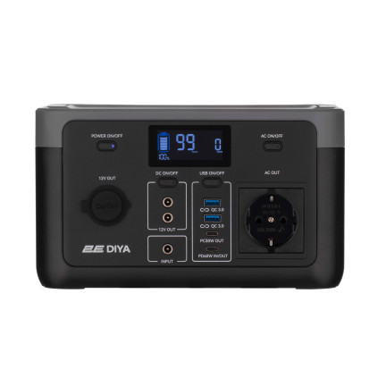Портативна електростанція 2Е Diya, 300 Вт, 320 Вт/год, швидка зарядка	