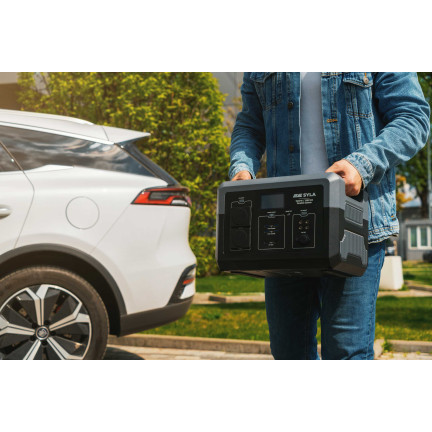 Портативна електростанція 2Е Syla, 1500 Вт, 1280 Вт/год, WiFi/BT, паралельне підключення, швидка зарядка