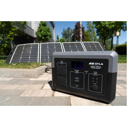 Портативна електростанція 2Е Syla, 1500 Вт, 1280 Вт/год, WiFi/BT, паралельне підключення, швидка зарядка