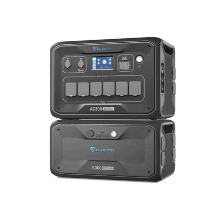 Комплект зарядної станції Bluetti AC300 + B300 Home Battery Backup