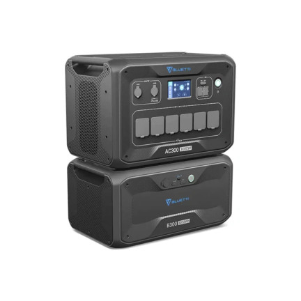 Комплект зарядної станції Bluetti AC300 + B300 Home Battery Backup