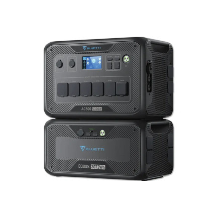 Комплект зарядної станції Bluetti AC500 + B300S Home Battery Backup