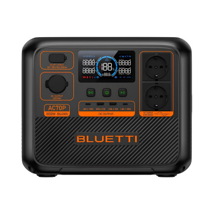 Портативна зарядна станція 1000W AC70P BLUETTI