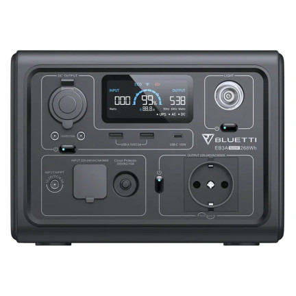 Зарядна станцiя Bluetti EB3A (268Wh/​600W)