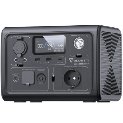 Зарядна станцiя Bluetti EB3A (268Wh/​600W)
