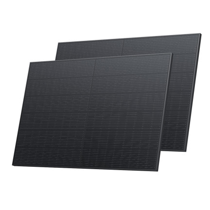 Монокристалічна сонячна панель EcoFlow 2*400W Rigid Solar Panel (ZPTSP300)