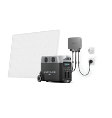 Комплект зарядної станції EcoFlow PowerStream (DELTAPro-EU-C20/EFPowerStreamMI-EU-600W/EFL-BKWDELTAProCable-0.5m)