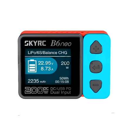 Зарядний пристрій для FPV SkyRC B6 Neo 200 Вт USB PD Dual