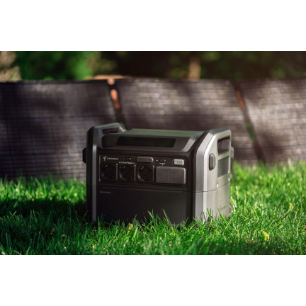 Портативна електростанція Segway CUBE 1000, 2584 Вт заг (R-Drive 4400 Вт), 1024 Вт/год, IPX3, BT, розширення ємності, швидка зарядка