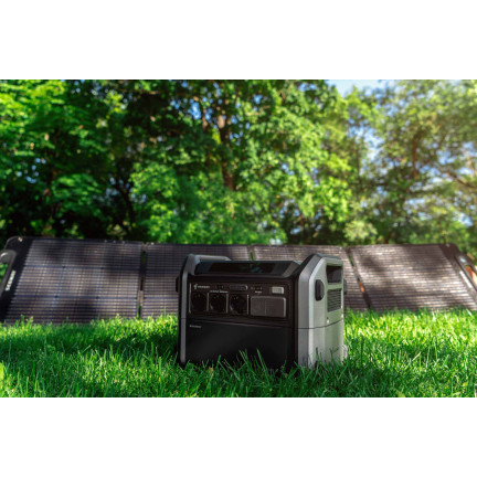 Портативна електростанція Segway CUBE 1000, 2584 Вт заг (R-Drive 4400 Вт), 1024 Вт/год, IPX3, BT, розширення ємності, швидка зарядка