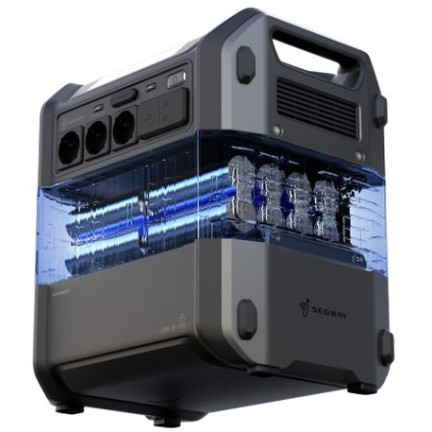 Портативна електростанція Segway CUBE 1000, 2584 Вт заг (R-Drive 4400 Вт), 1024 Вт/год, IPX3, BT, розширення ємності, швидка зарядка