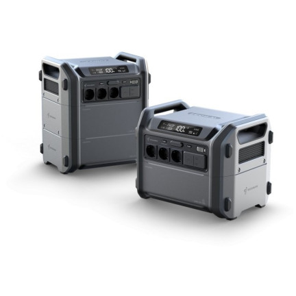 Портативна електростанція Segway CUBE 1000, 2584 Вт заг (R-Drive 4400 Вт), 1024 Вт/год, IPX3, BT, розширення ємності, швидка зарядка