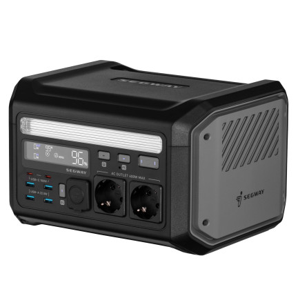 Портативна електростанція Segway LUMINA 500, 600 Вт (R-Drive 1200 Вт), 512 Вт/год, IPX3, BT, Interactive Ambient Light, швидка зарядка	