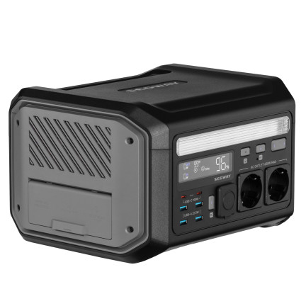 Портативна електростанція Segway LUMINA 500, 600 Вт (R-Drive 1200 Вт), 512 Вт/год, IPX3, BT, Interactive Ambient Light, швидка зарядка	