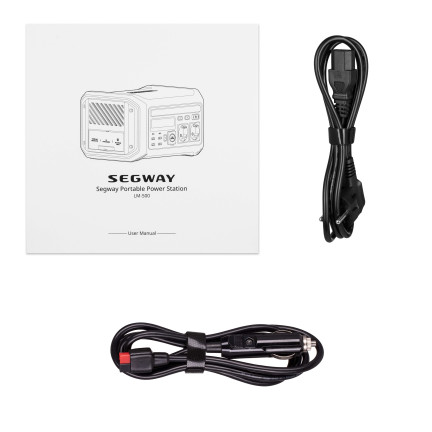 Портативна електростанція Segway LUMINA 500, 600 Вт (R-Drive 1200 Вт), 512 Вт/год, IPX3, BT, Interactive Ambient Light, швидка зарядка	